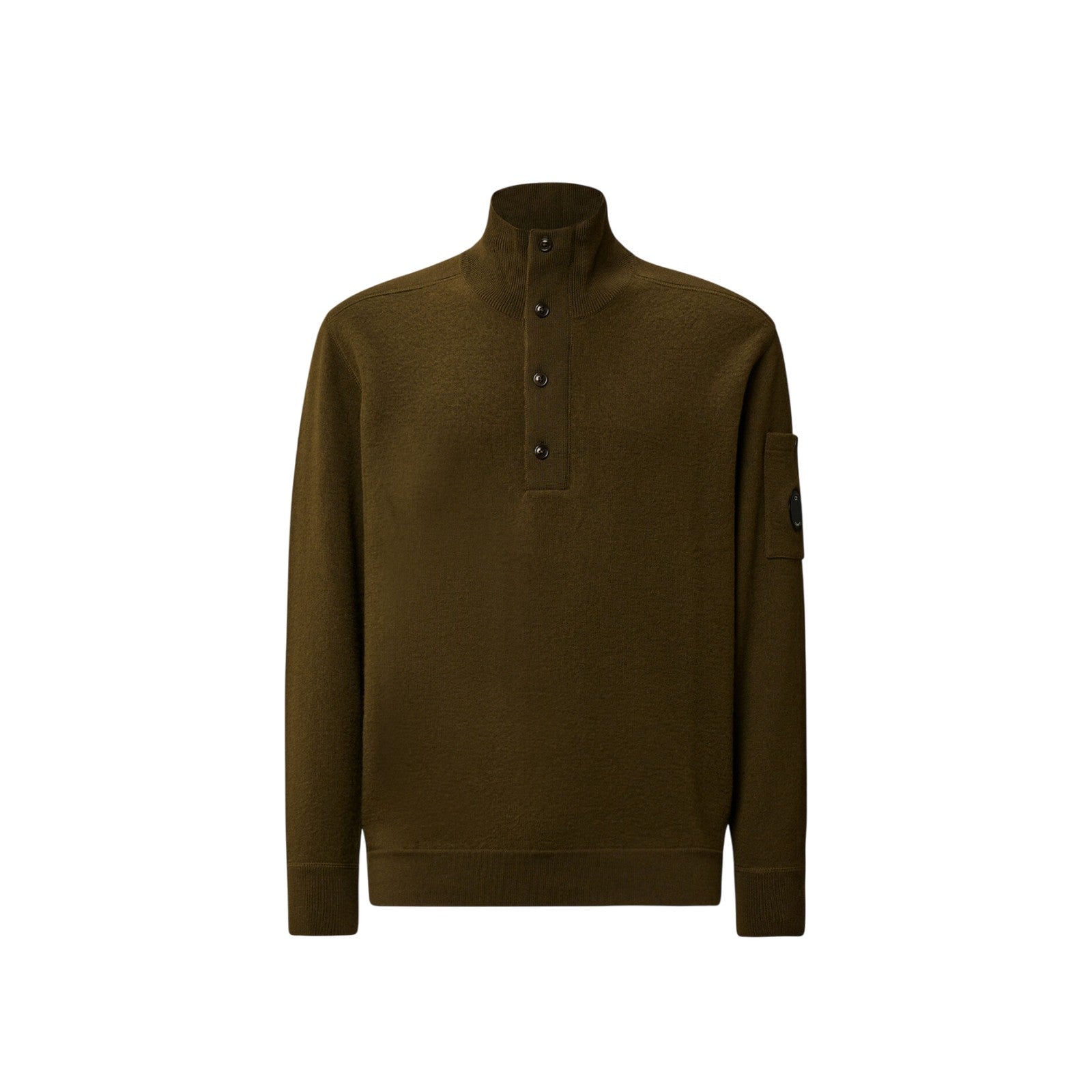 C.P. Company Knitwear Polo Collar in Merino Wool