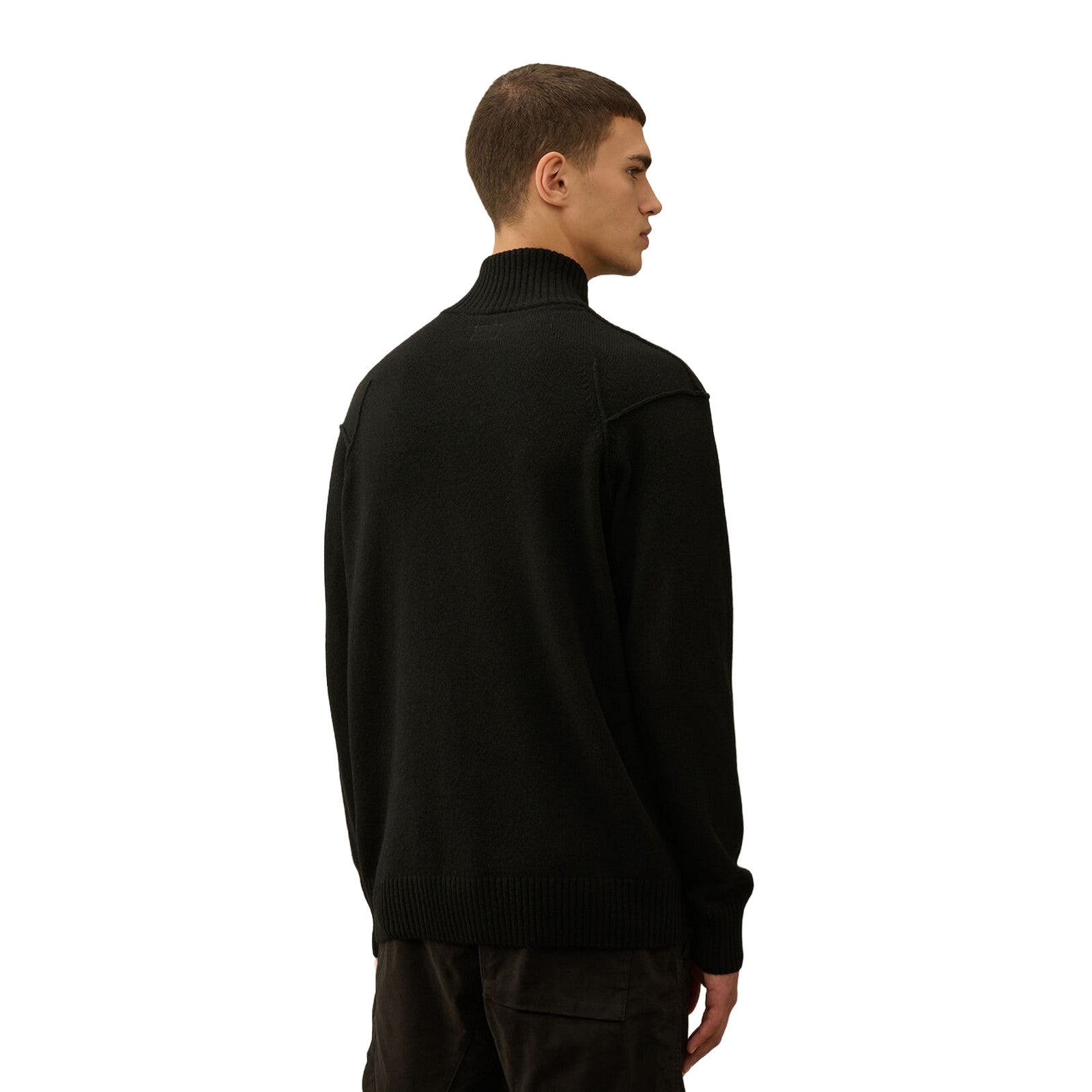 C.P. Company Maglione Full Zip Lambswool grs Zipped Cardigan