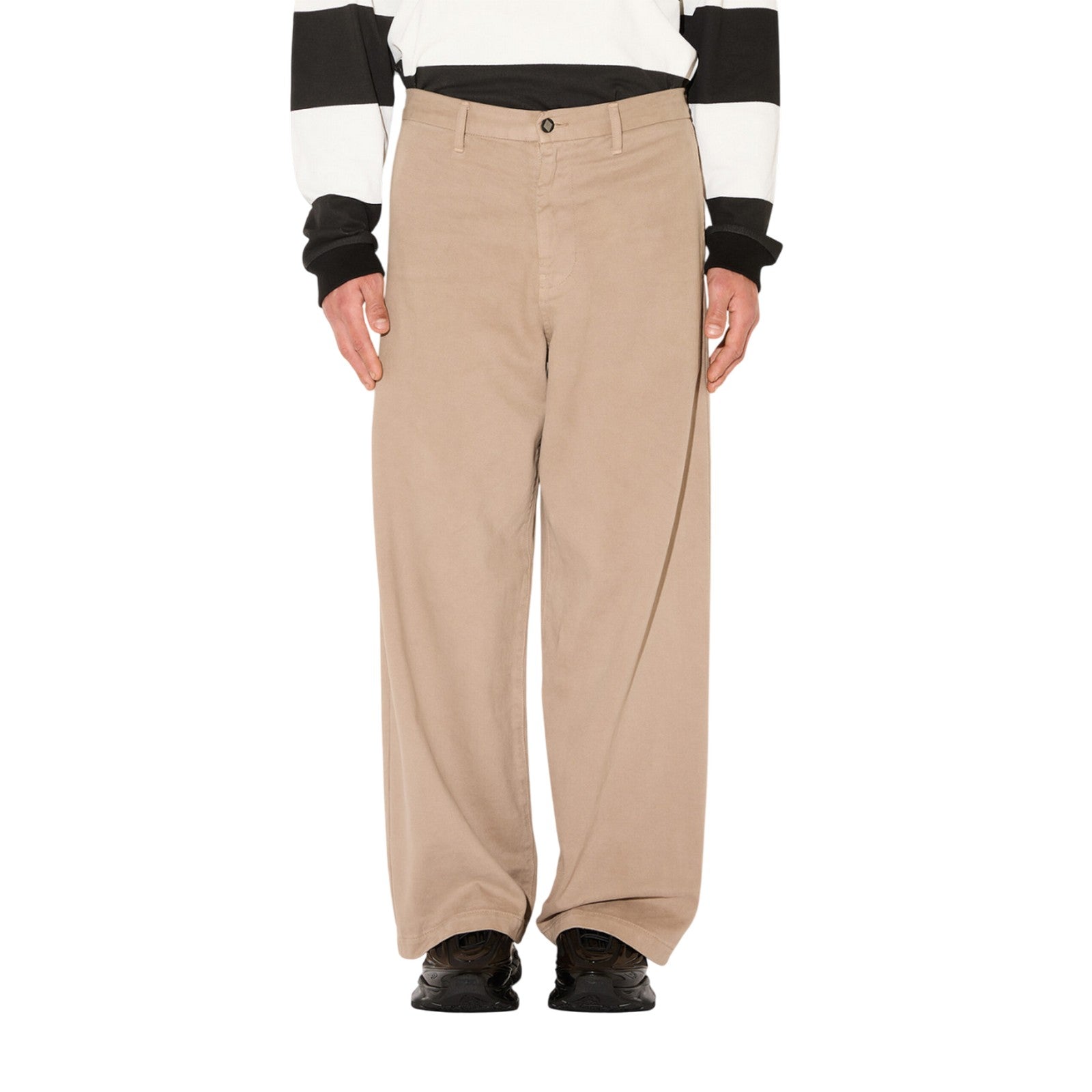 AMISH Pantalone Chino Jason Gabardine Dyed